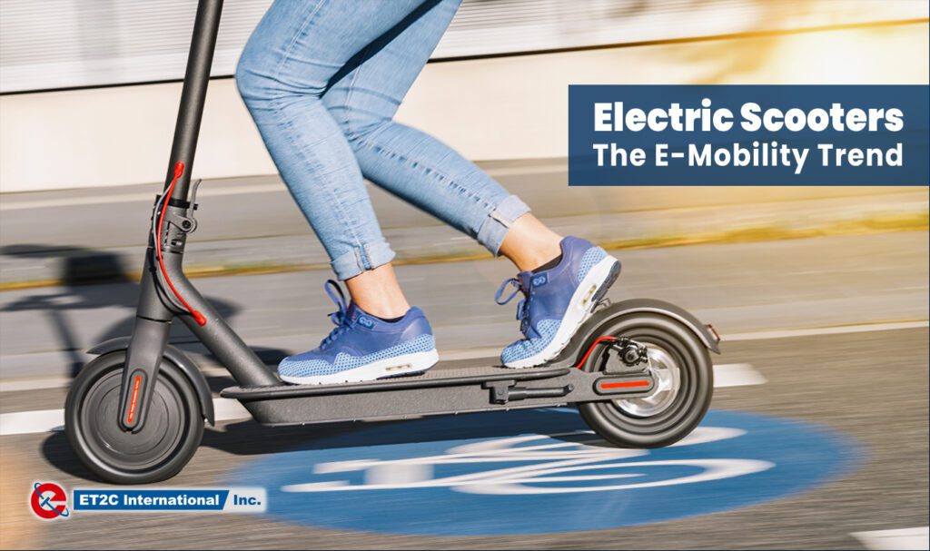 electric scooter escooter electric mobility ET2C Int.
