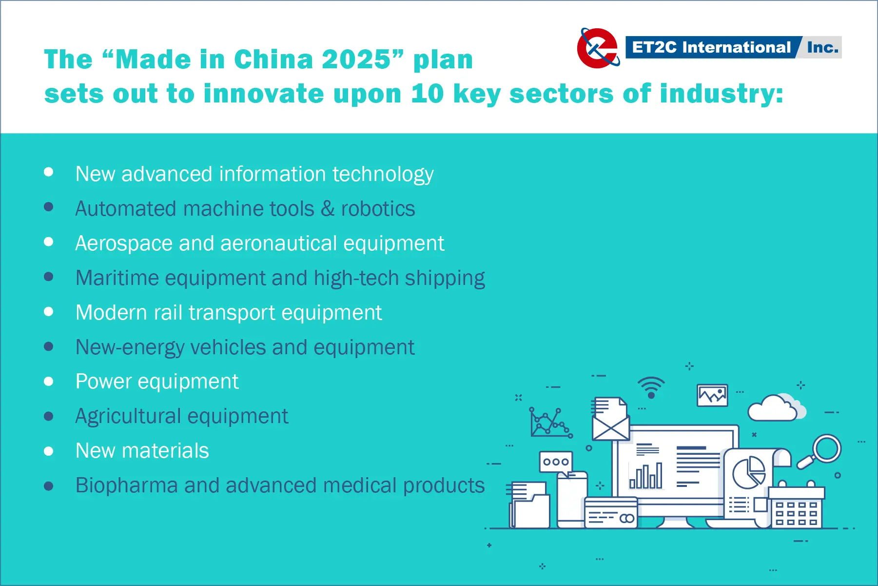 “Made In China 2025” and Chinese Manufacturing ET2C International