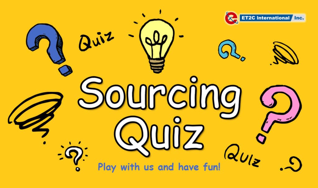 Sourcing Quiz ET2C