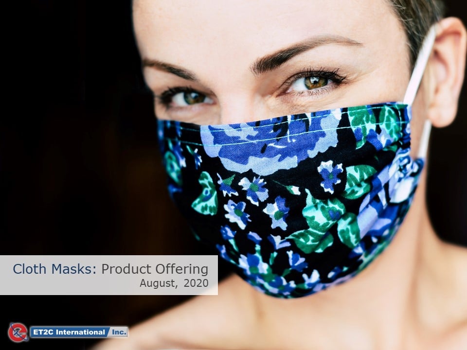 ET2C Vietnam - Cloth Face Mask - Product Offering -