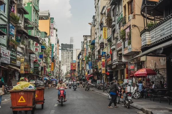 Vietnam’s vibrant trade hubs powering global sourcing company supply chains.