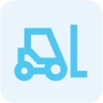 forklift loading goods