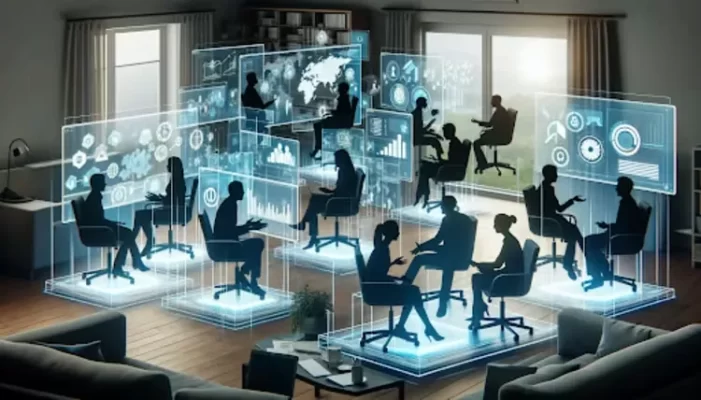 IT professionals in India office