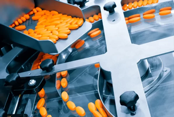 pharmaceutical production line supporting India–EU FTA 2026 manufacturing exports