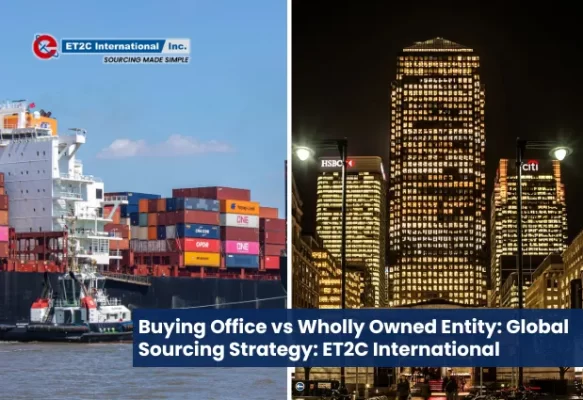 Comparison of buying office and wholly owned entity models in global sourcing,