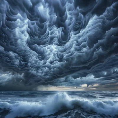 Dark storm clouds over the ocean illustrating El Niño 2026 climate risks and potential disruptions to global sourcing and supply chains.