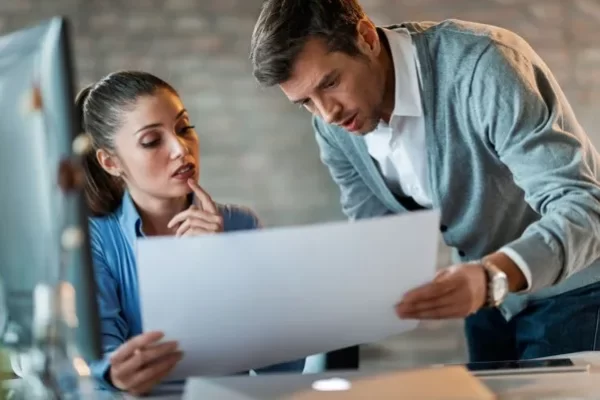 Procurement team conducting a supplier due diligence review