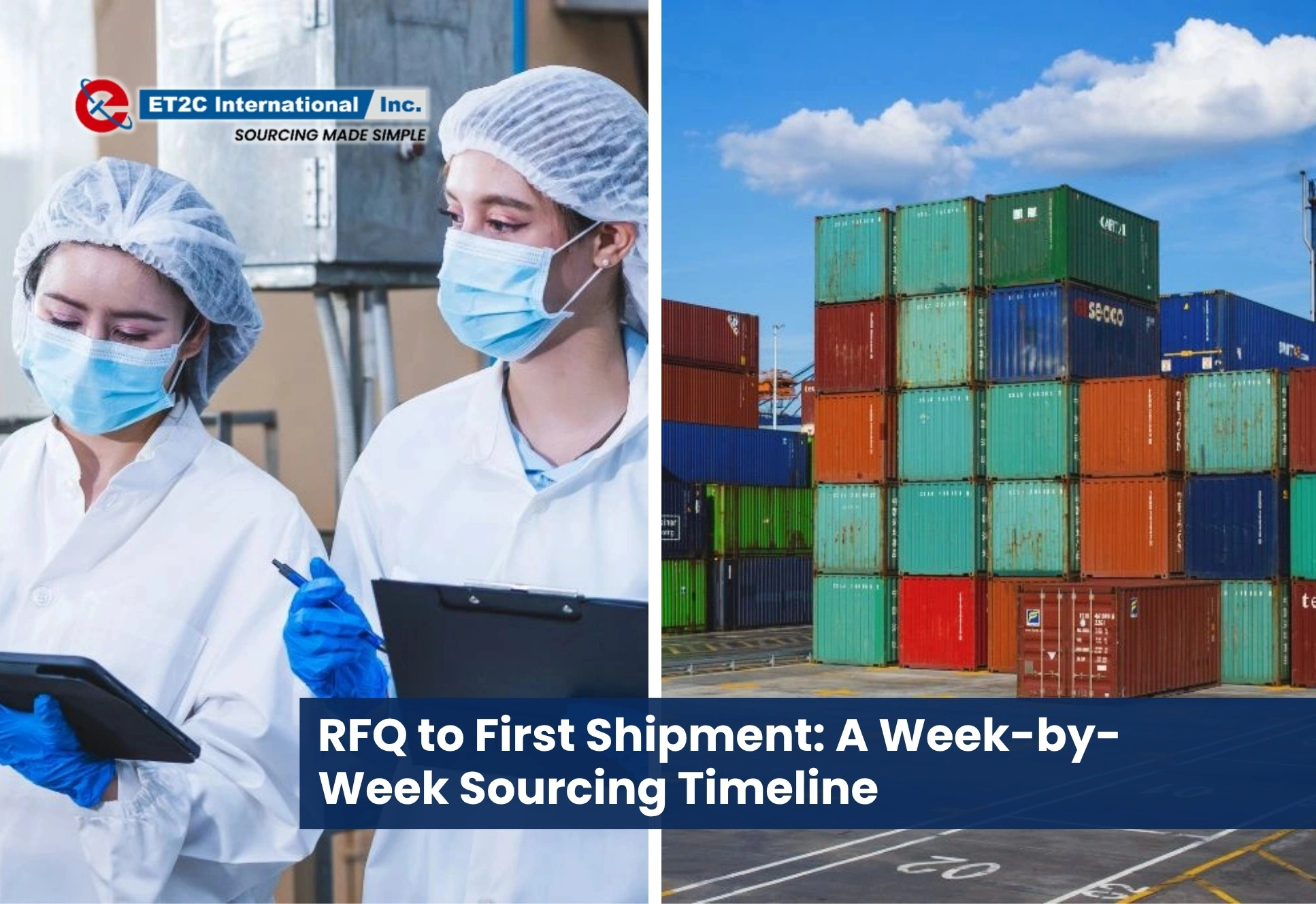 Sourcing Timeline RFQ to First Shipment A Week-by-Week